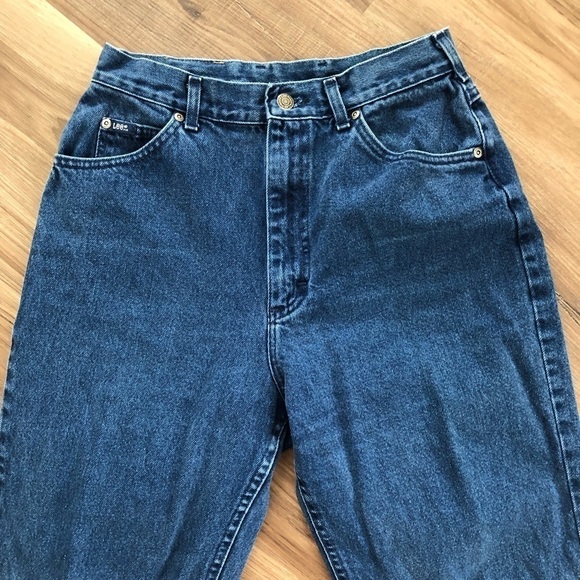LEE Vintage blue high rise mom jeans size 12 medium - Picture 2 of 8